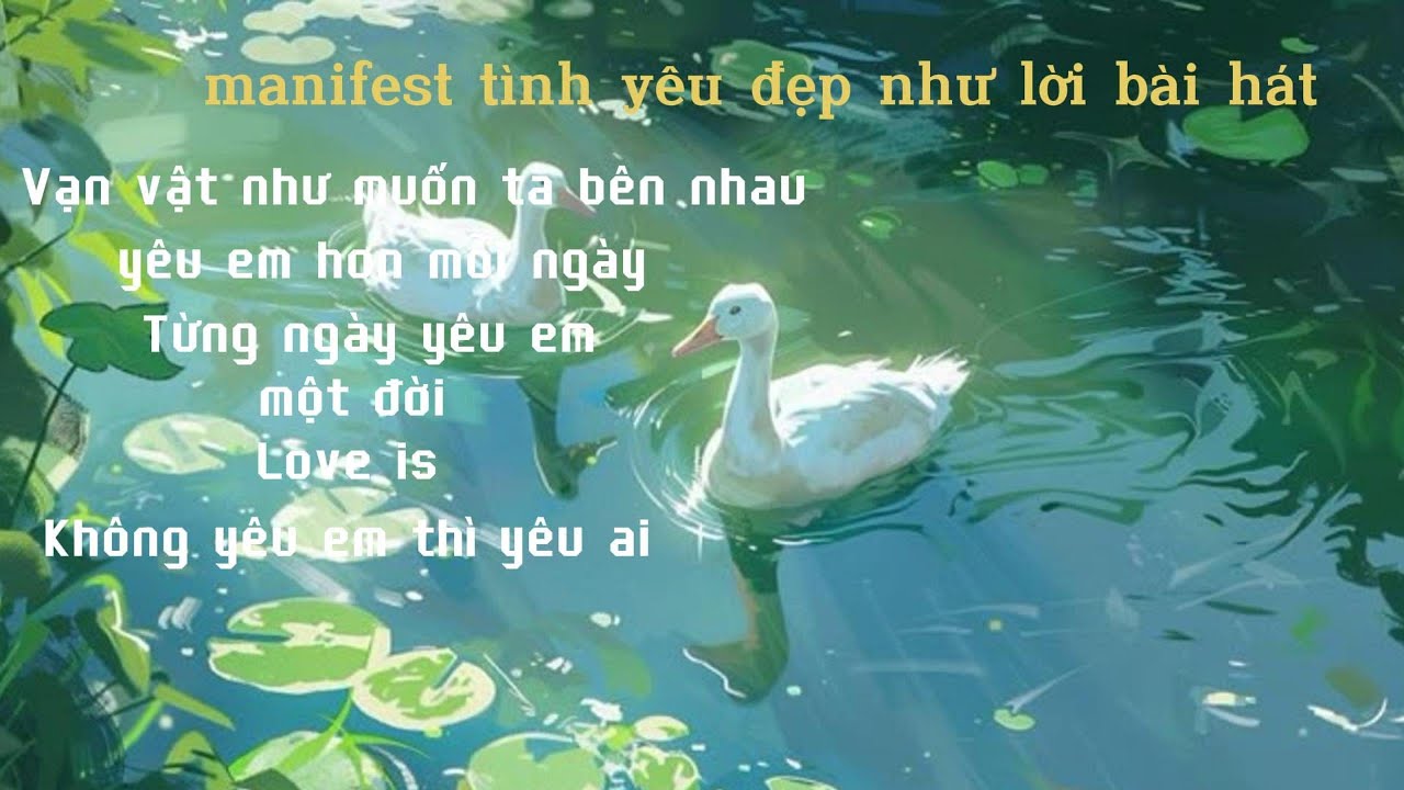 𝐏𝐥𝐚𝐲𝐥𝐢𝐬𝐭 này giúp cậu manifest tình yêu đẹp như lời bài hát | 
