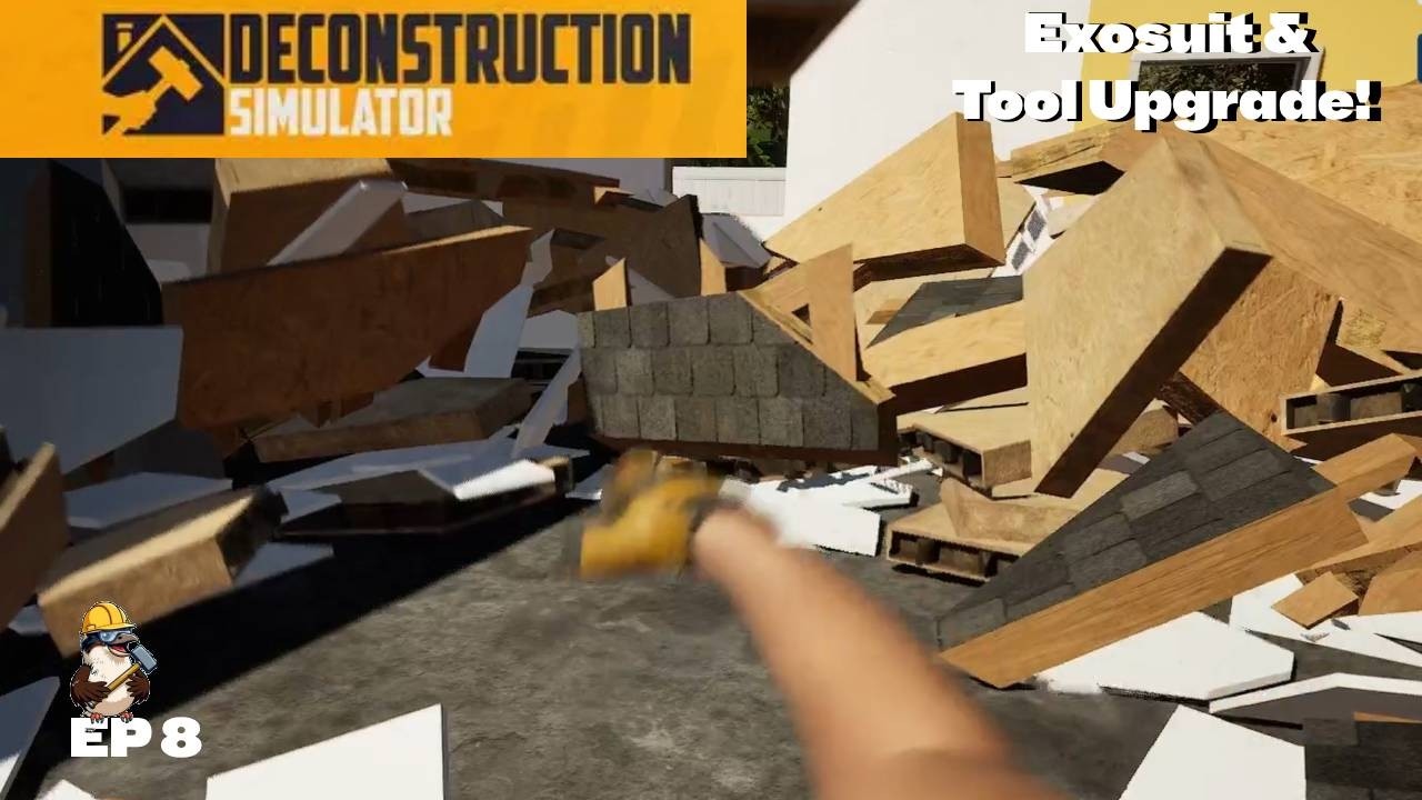 Unlocking EXO SUIT in Deconstruction Simulator! Ep 8 - Massive Haul & Epic Demolition