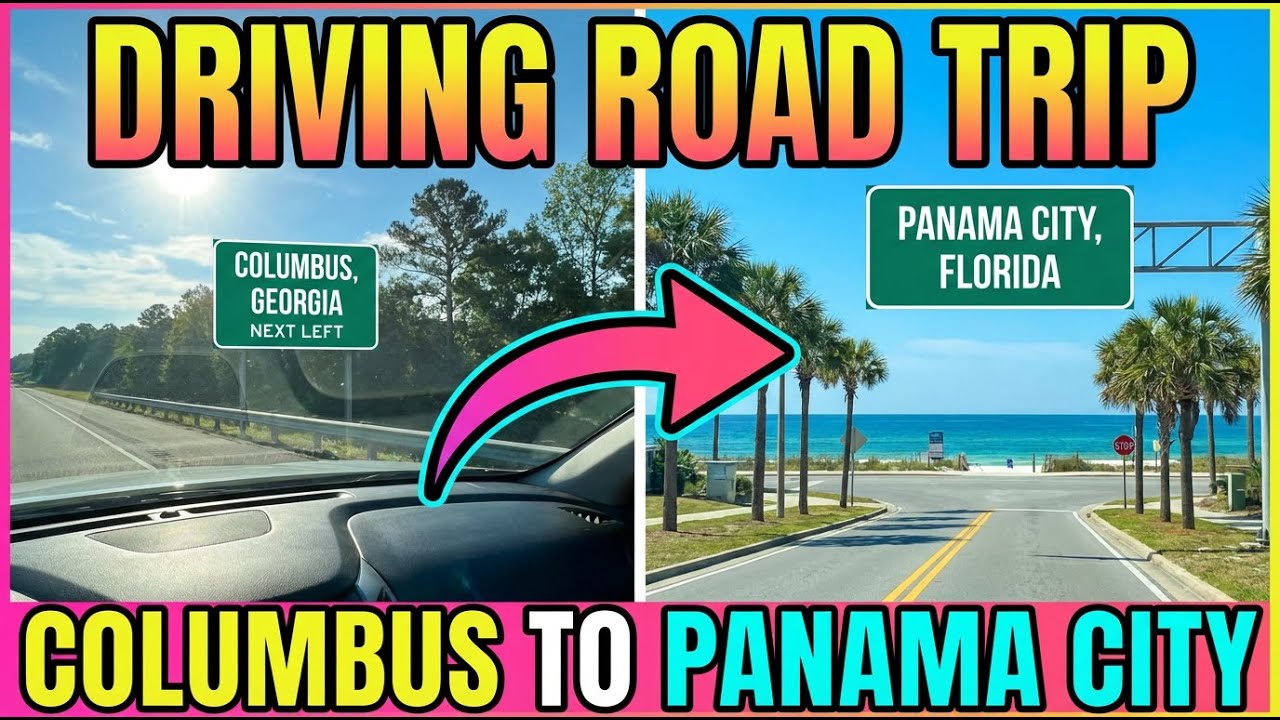 Driving from Columbus, Georgia to Panama City, Florida