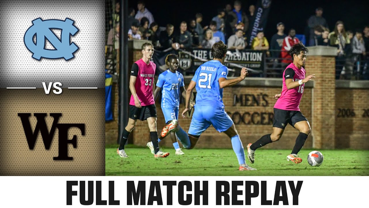 North Carolina vs. Wake Forest Full Match Replay | 2023 ACC Men's Soccer