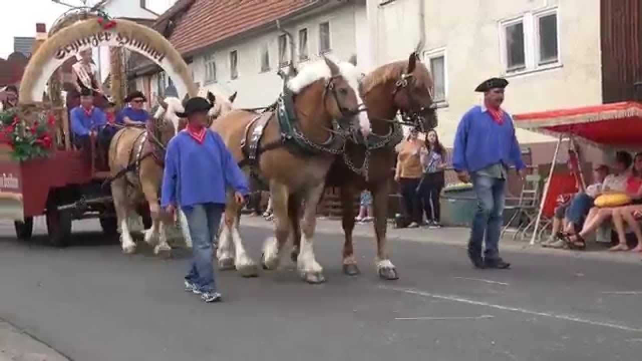Trachtenfest 2015 in Schlitz - Festzug in 4K