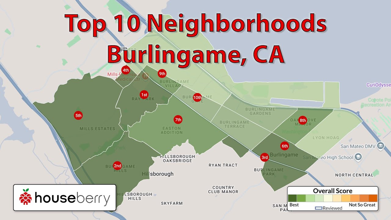 Top 10 Neighborhoods in Burlingame, CA - Houseberry.com