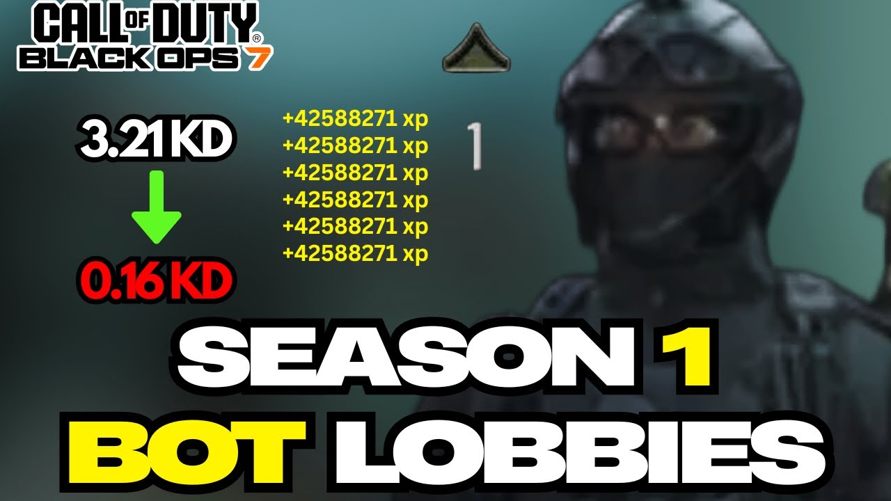 *SEASON 1* BO7 NEW SOLO BOT LOBBY GLITCH! FASTEST WEAPON/RANK XP FARMS IN BLACK OPS 7! 