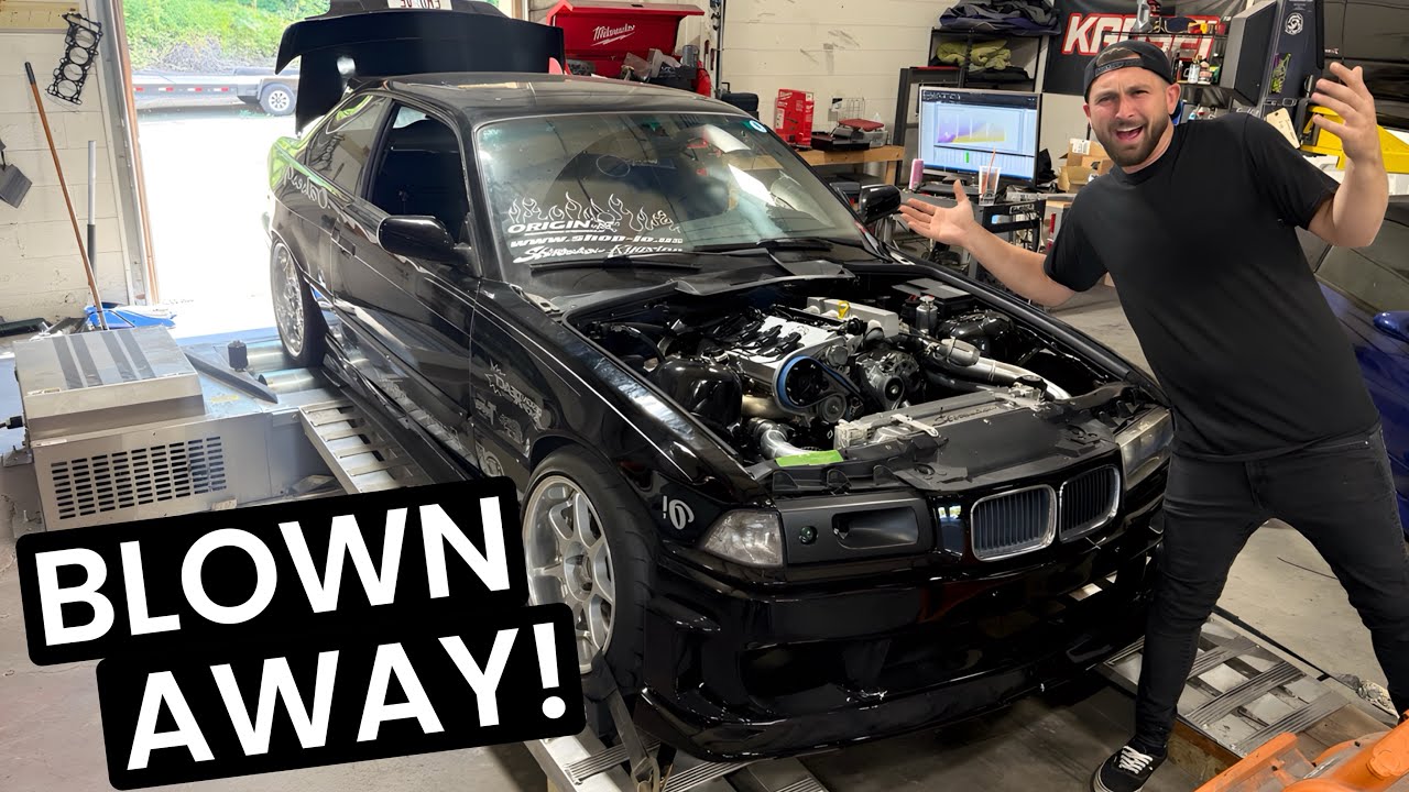 VOLKSWAGEN SWAPPED E36 HITS THE DYNO!!