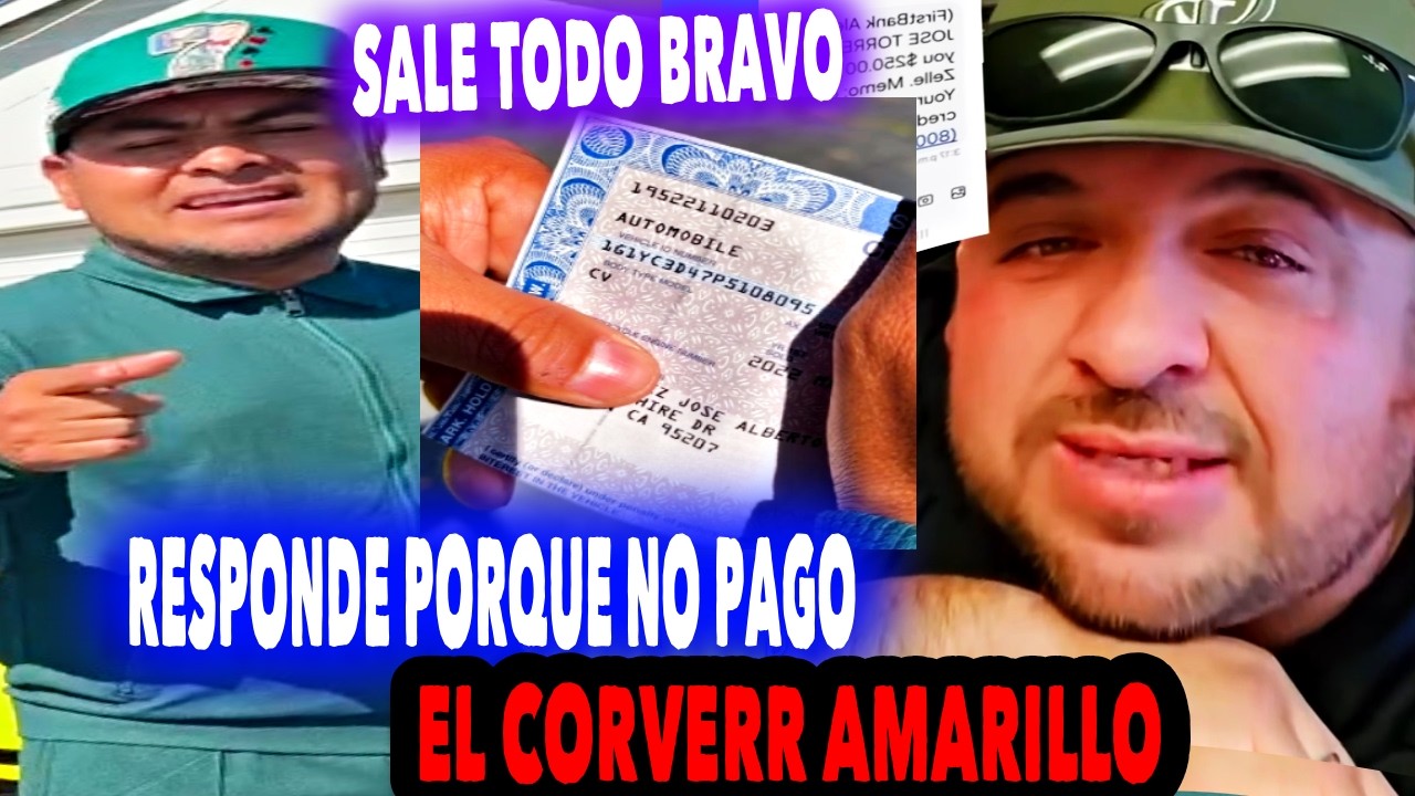 Jose Torres RESP0NDE A VENDEDOR Del Chevrolet Corvette Que un L0 DEBEE Y Los Instrumentos Musicales