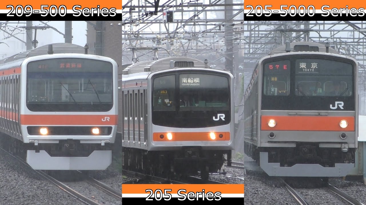 全3形式5タイプ 武蔵野線通勤電車集合/3 Series 5 type ・ Catalog of Musashino Line commuter train/2016.06.13