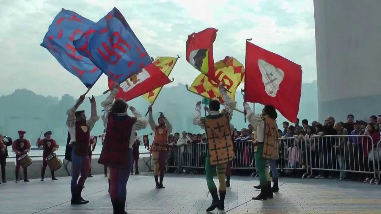 SBANDIERATORI DEI RIONI DI CORI in Hong Kong
