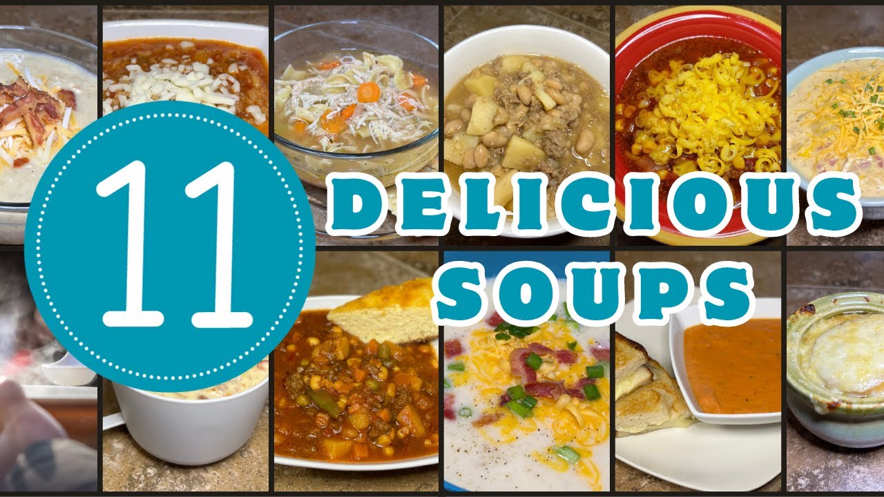 11 Fantastic SOUP recipes for FALL!