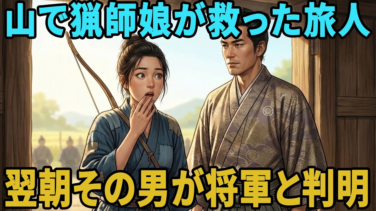 猟師娘が山で迷子の男を助けた。翌朝、その男が将軍だと判明し「嫁にする」と言い出した。| 民話 | 野談 | 時代劇 | 説話 | オーディオブック | 伝説