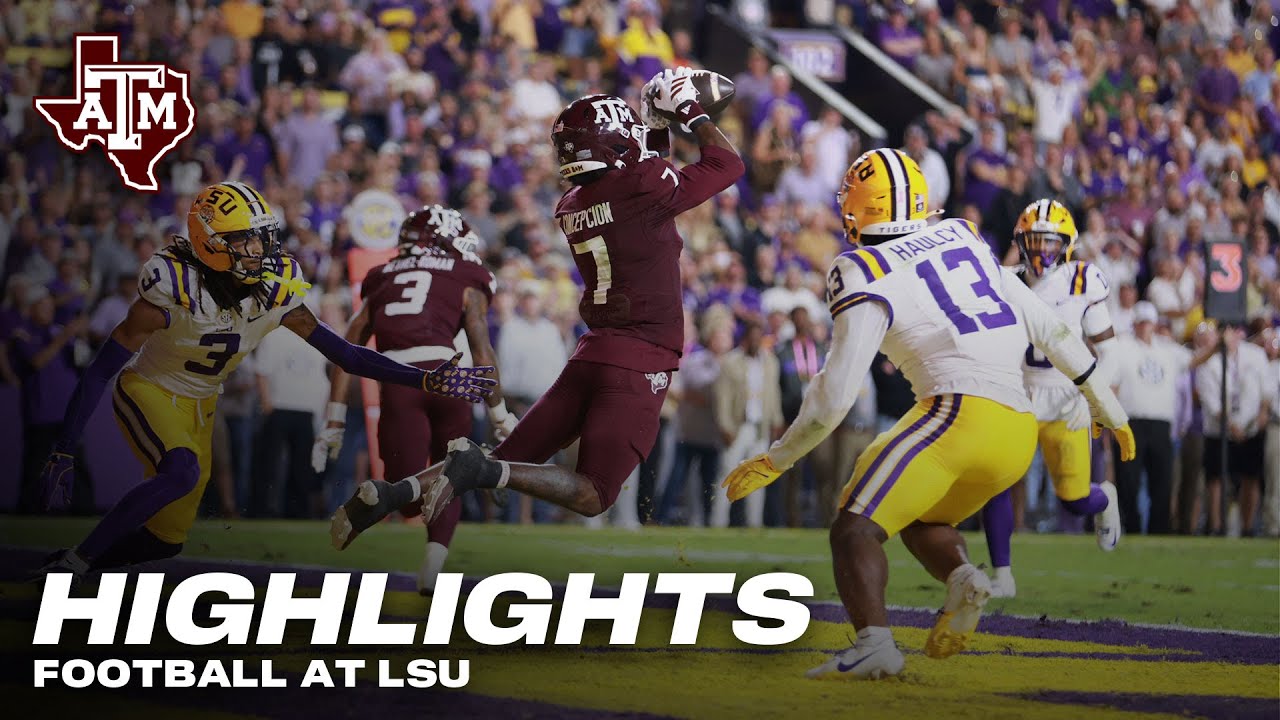 Highlights: A&M 49, LSU 25