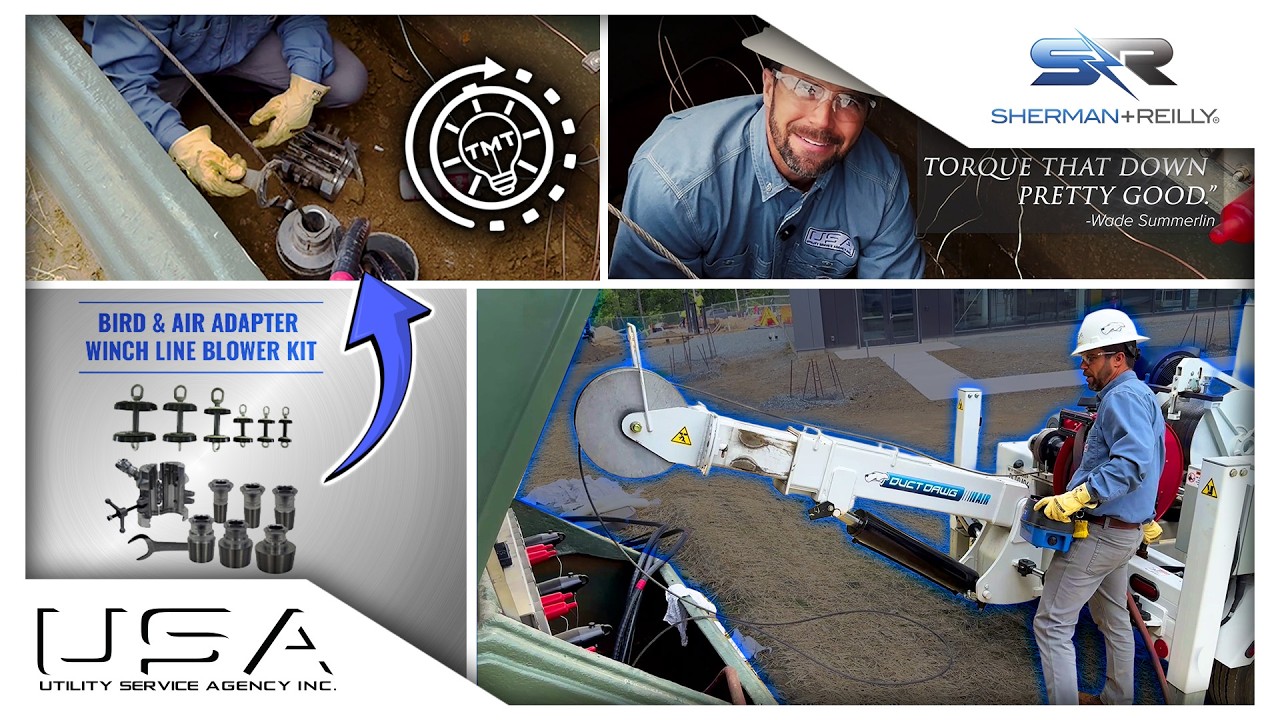 TMT | How to Blow a Winch Line Through Conduit | Bird Kit + Air Adapter + Duct Dawg [Sherman+Reilly]