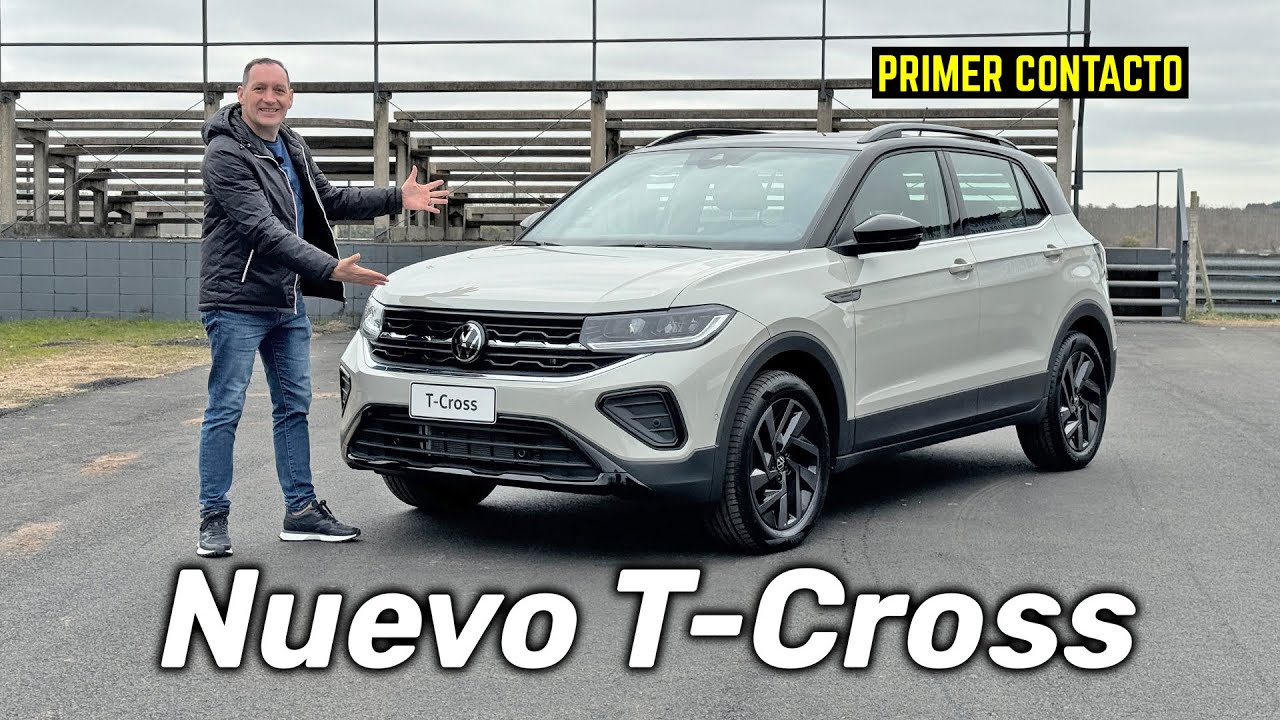 Nuevo Volkswagen T-Cross 🔥 &iquest;Qu&eacute; cambi&oacute;? Aqu&iacute; te contamos... 🔥 Primer Contacto (4K)