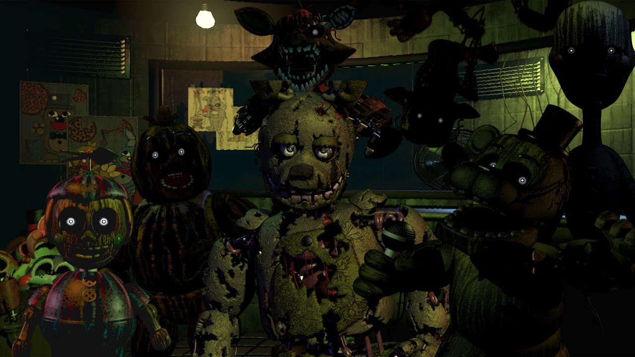 Todas las voces de los animatronicos de FNAF 3