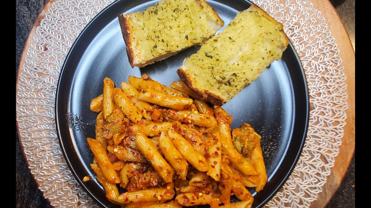 Restaurant Style Italian Pasta |  Creamy Pink Sauce |  #homemade #italian #vegetarian