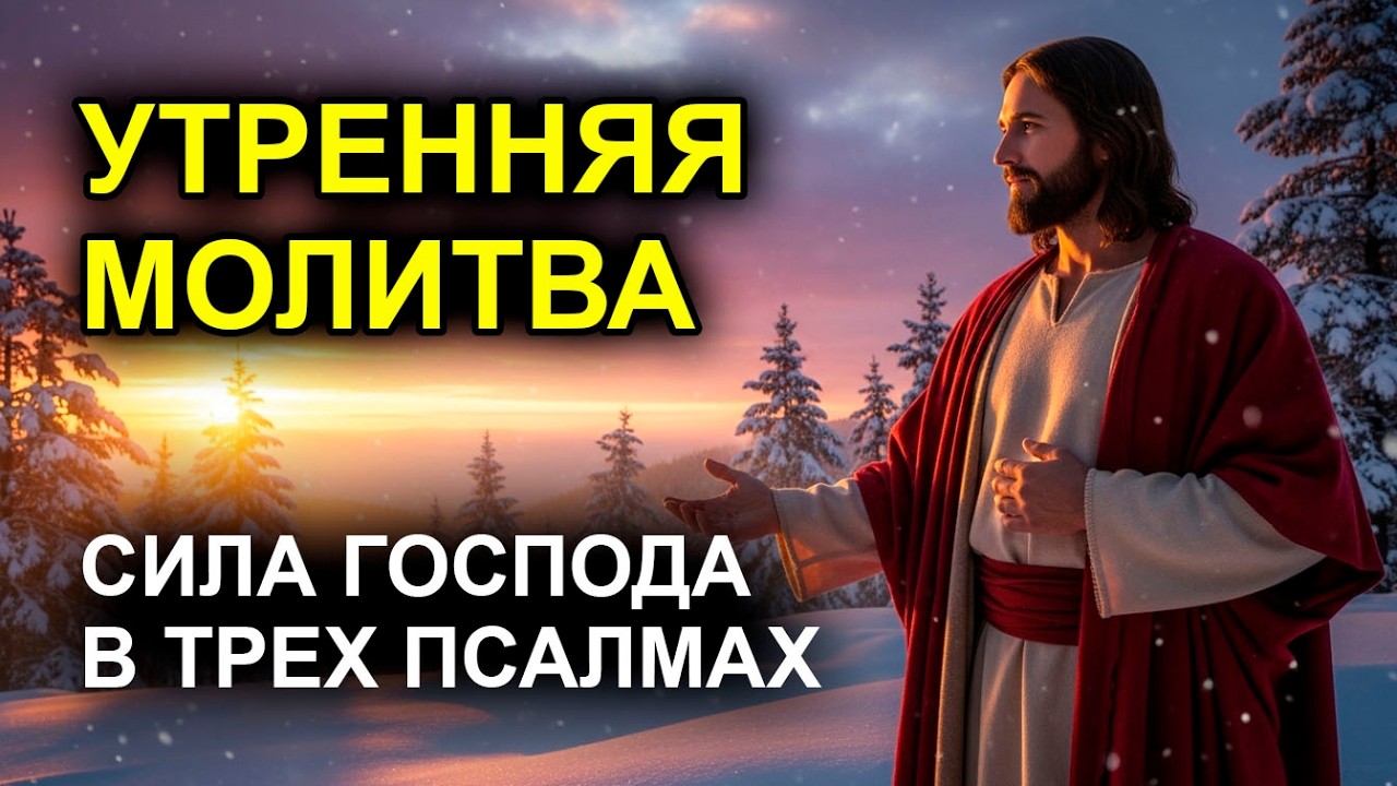 УТРЕННЯЯ МОЛИТВА, СПАСАЮЩАЯ ЖИЗНЬ В ТРУДНУЮ МИНУТУ  Бог отведет угрозу