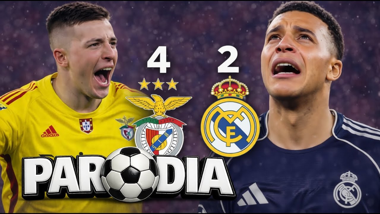 Benfica vs Real Madrid 4-2 | Canción (Parodia) Así cayó el Real Madrid ante el Benfica