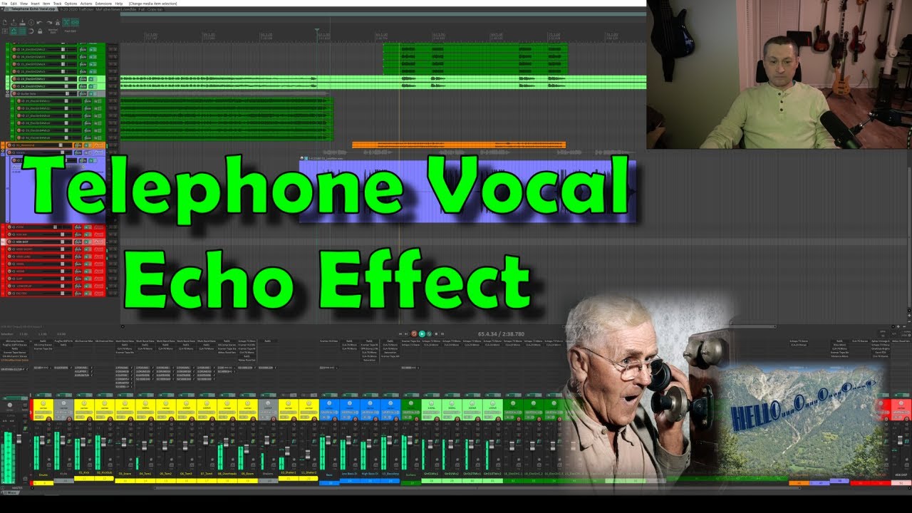 Mixing Stuff: Create a Telephone/Megaphone Vocal Echo Effect in REAPER