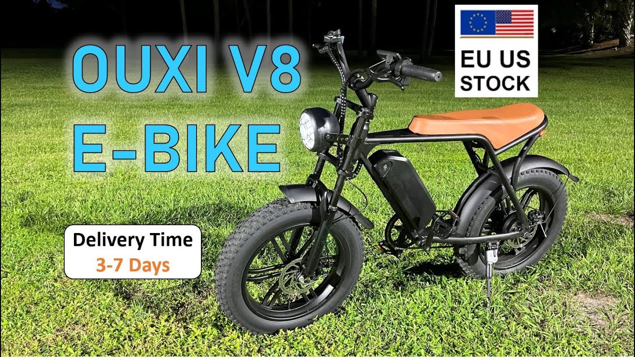 $699 Ouxi V8 electric Bike review & ride -  Voltsteed V8