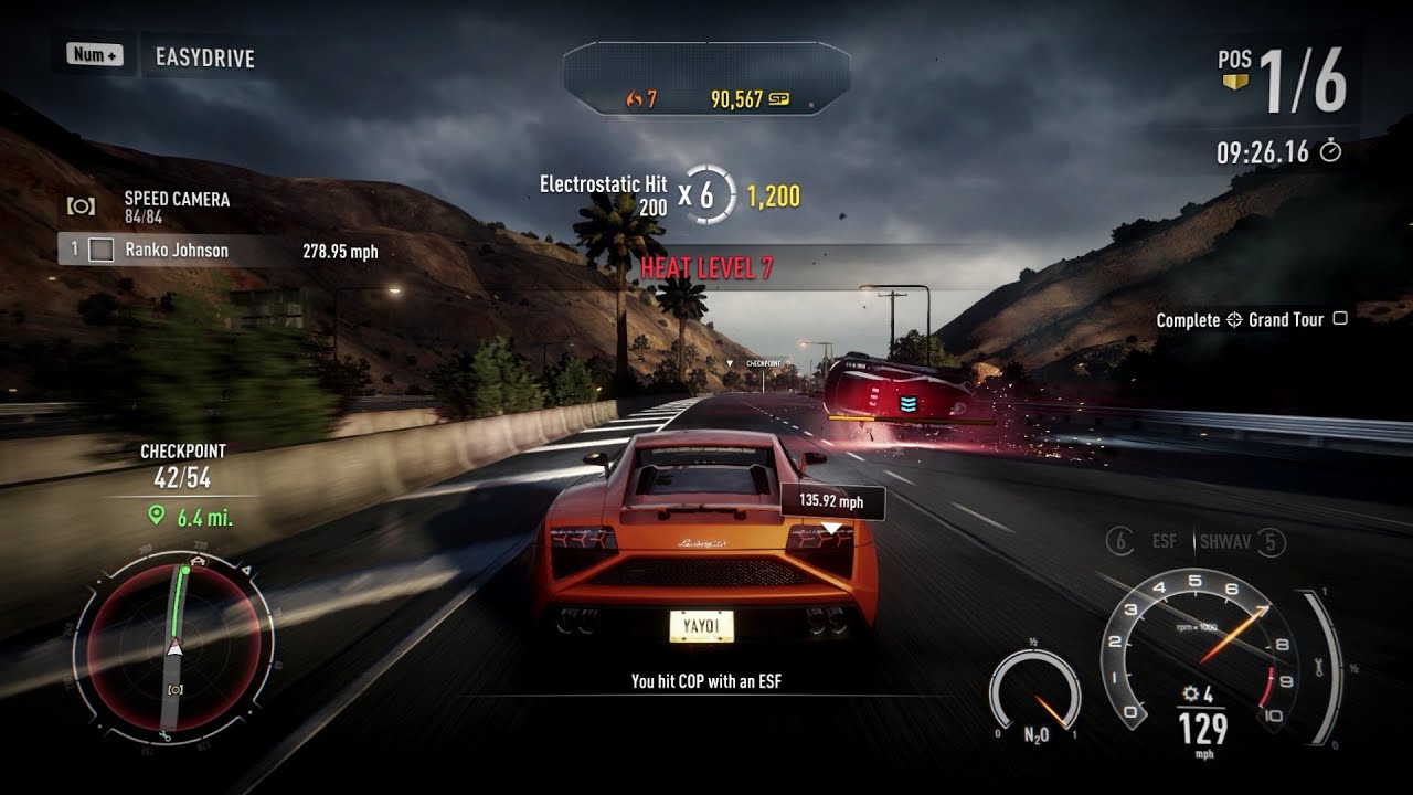 NFS Rivals : Grand Tour : Lamborghini Gallardo LP560-4 : Gameplay