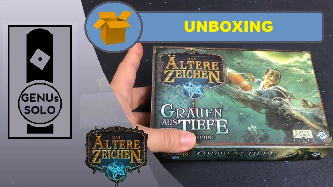 Das Ältere Zeichen - Grauen aus der Tiefe - Erweiterung - Unboxing - deutsch - Arkham Horror