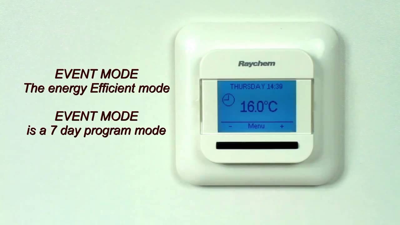 Raychem NRG DM Floor heating thermostat