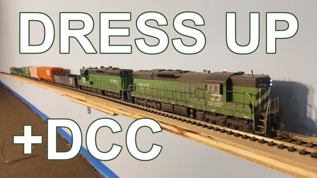 DCC и модернизация для моего старого парка локомотивов Athearn SD9