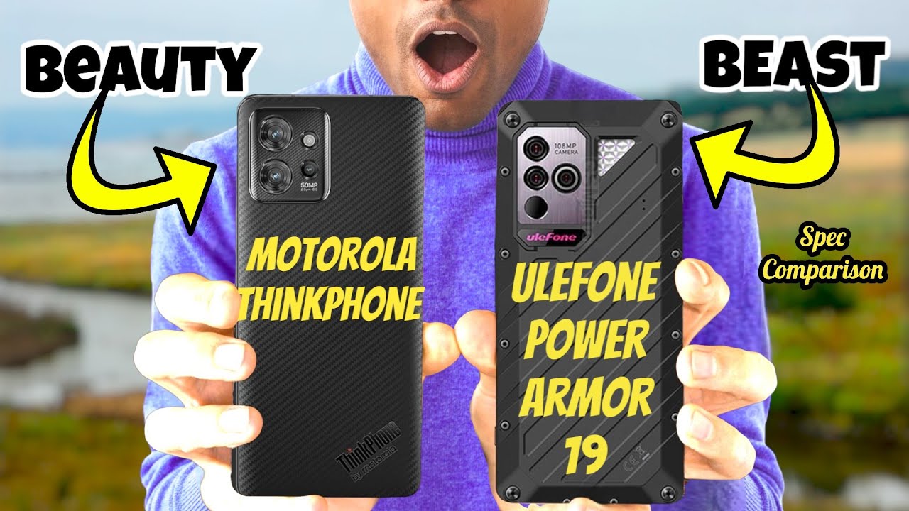Motorola thinkphone (VS) Ulefone Power Armor 19 - Motorola made a rugged phone 😂  | moto think phone
