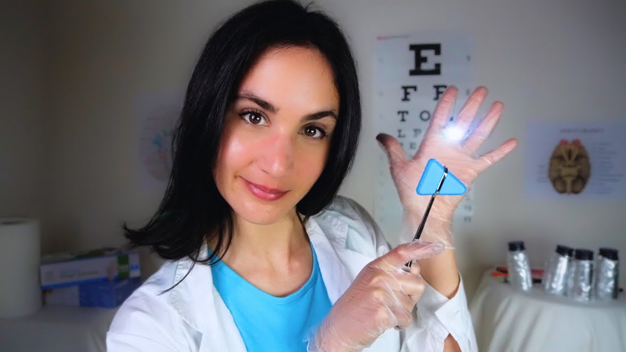 Esame di TUTTI i nervi cranici (nuovi test) | ASMR ITA | Complete Cranial Nerve Exam ◦ Roleplay