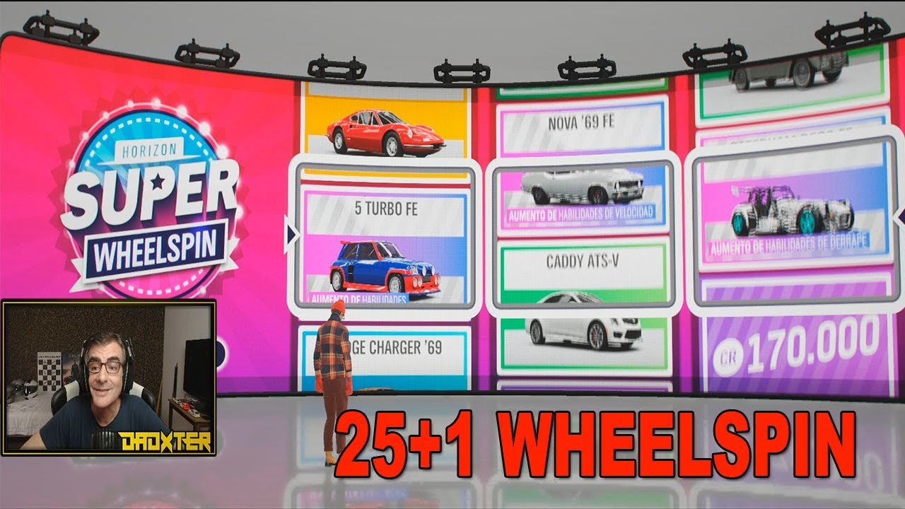💲25+1 RULETAS DE FORZA HORIZON 4, con final FELIZ | WHEELSPIN + SUPER WHEELSPIN