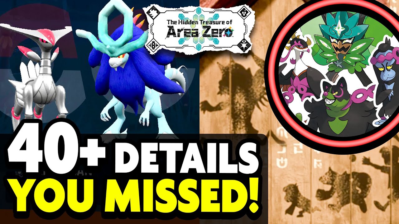40+ things you MISSED! New Pok&eacute;mon, Scarlet & Violet DLC & Presents Breakdown!