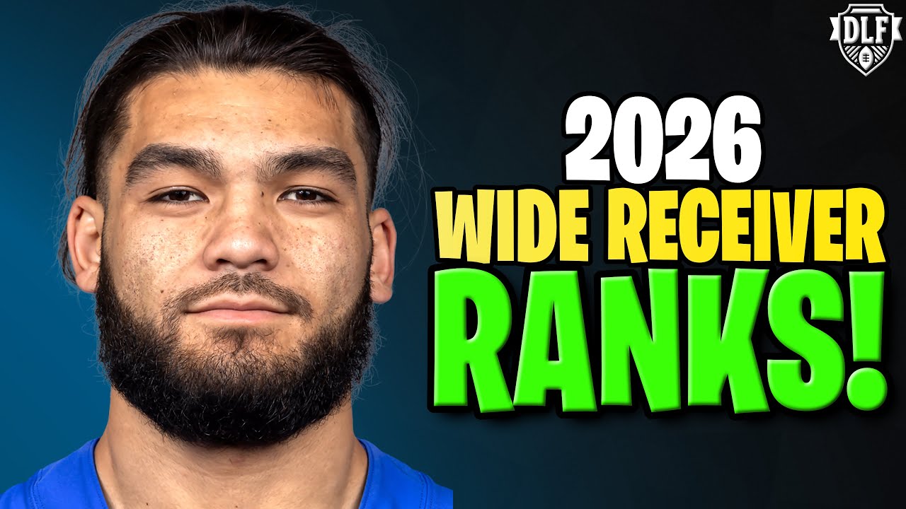 2026 Top-80 Dynasty Wide Receiver Rankings & Tiers! (w/ Rookies!)