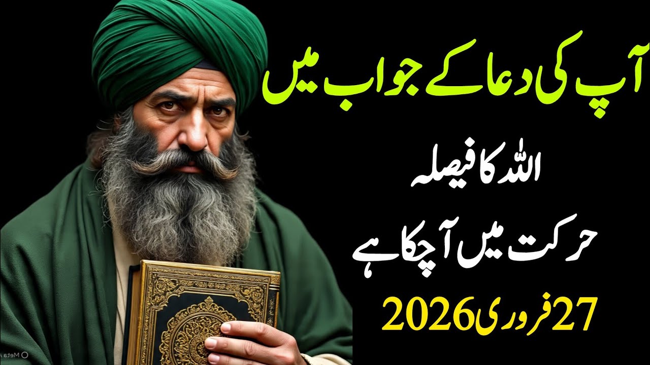 ✅26 February 2026 Aapki Dua K Jawab Allah ka Faisala Hrkt mein aa chuka Hai