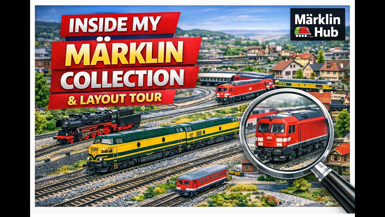 THE MARKLIN HUB COLLECTION & RAILWAY LAYOUT