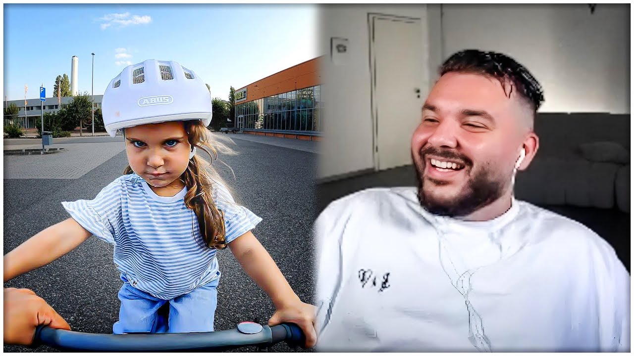 Imani lernt Fahrrad fahren 😂