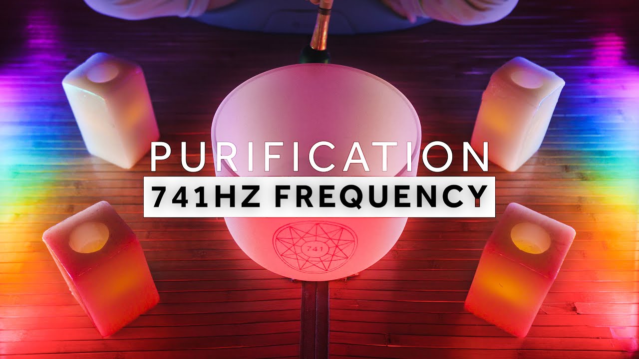✨PURIFICATION SOUND BATH✨  Activate Natural Healing - 741Hz Solfeggio Frequency Crystal Singing Bowl