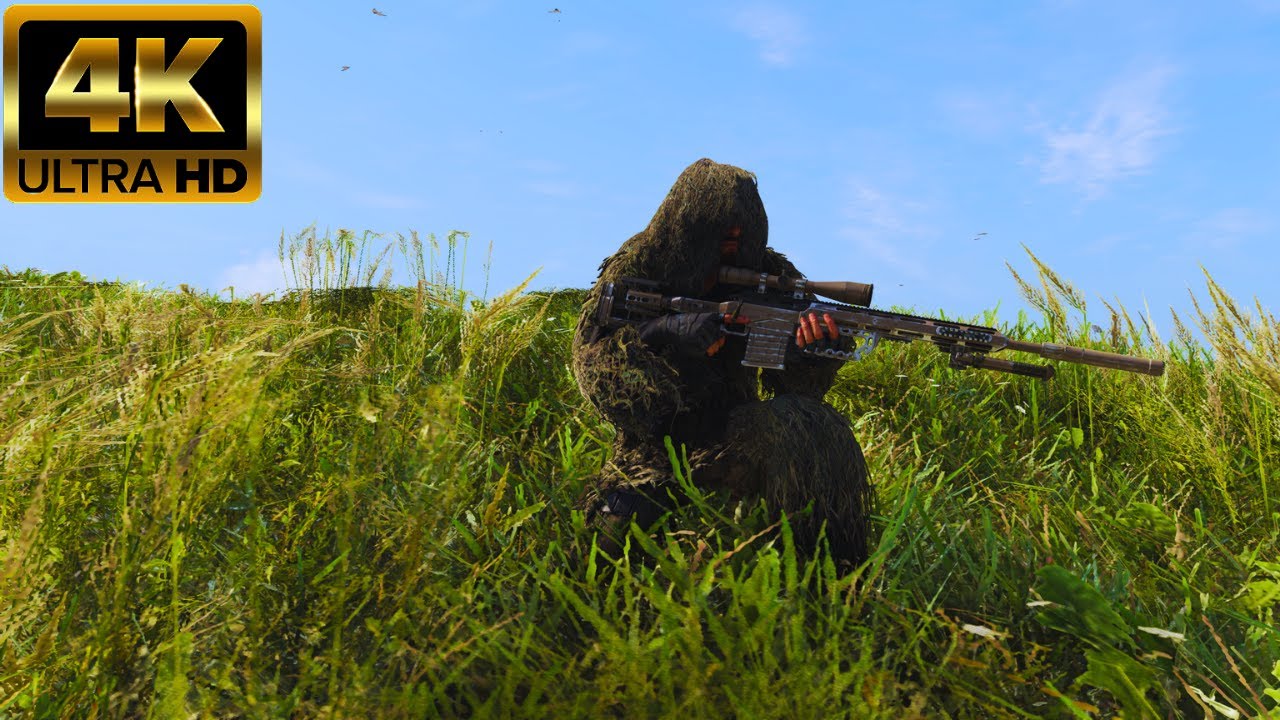 Ghost Recon Breakpoint - Ghillie Sniper - Tactical Roleplay - No Hud