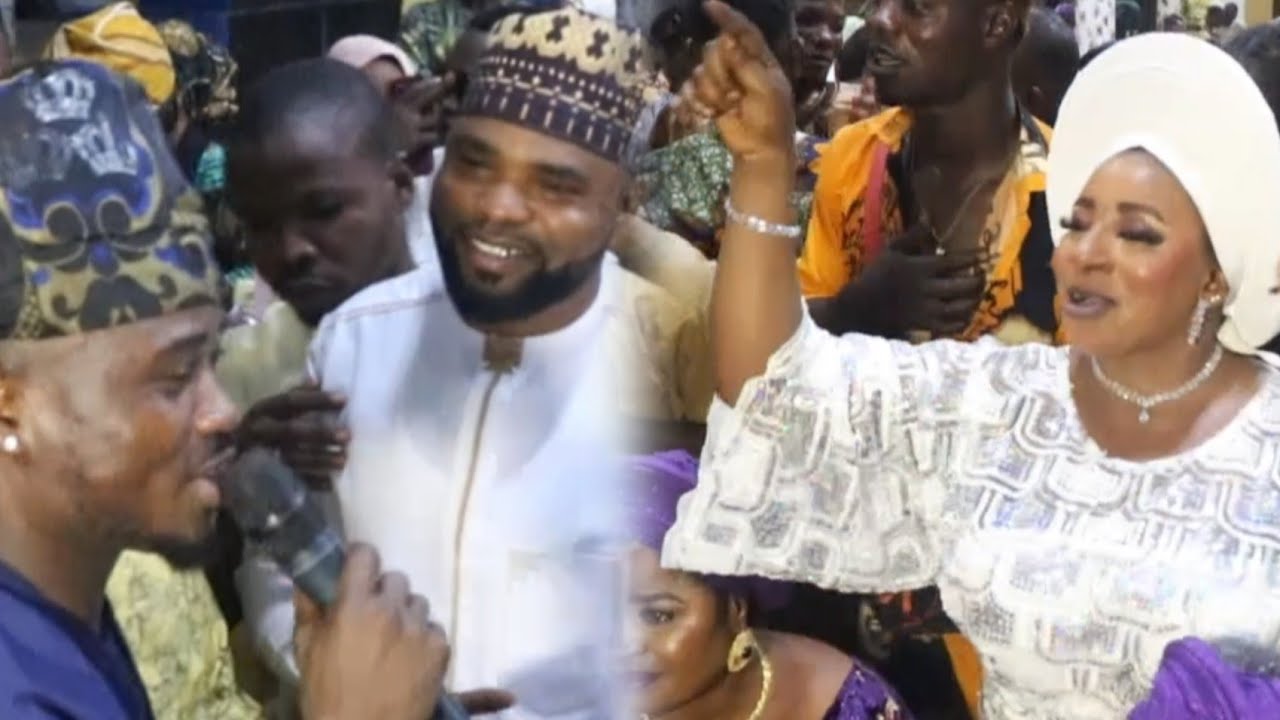 Moment Ere Asalatu and Boye Best Surprise Minde Matins at Afeez Owo's Father Burial in Iseyin