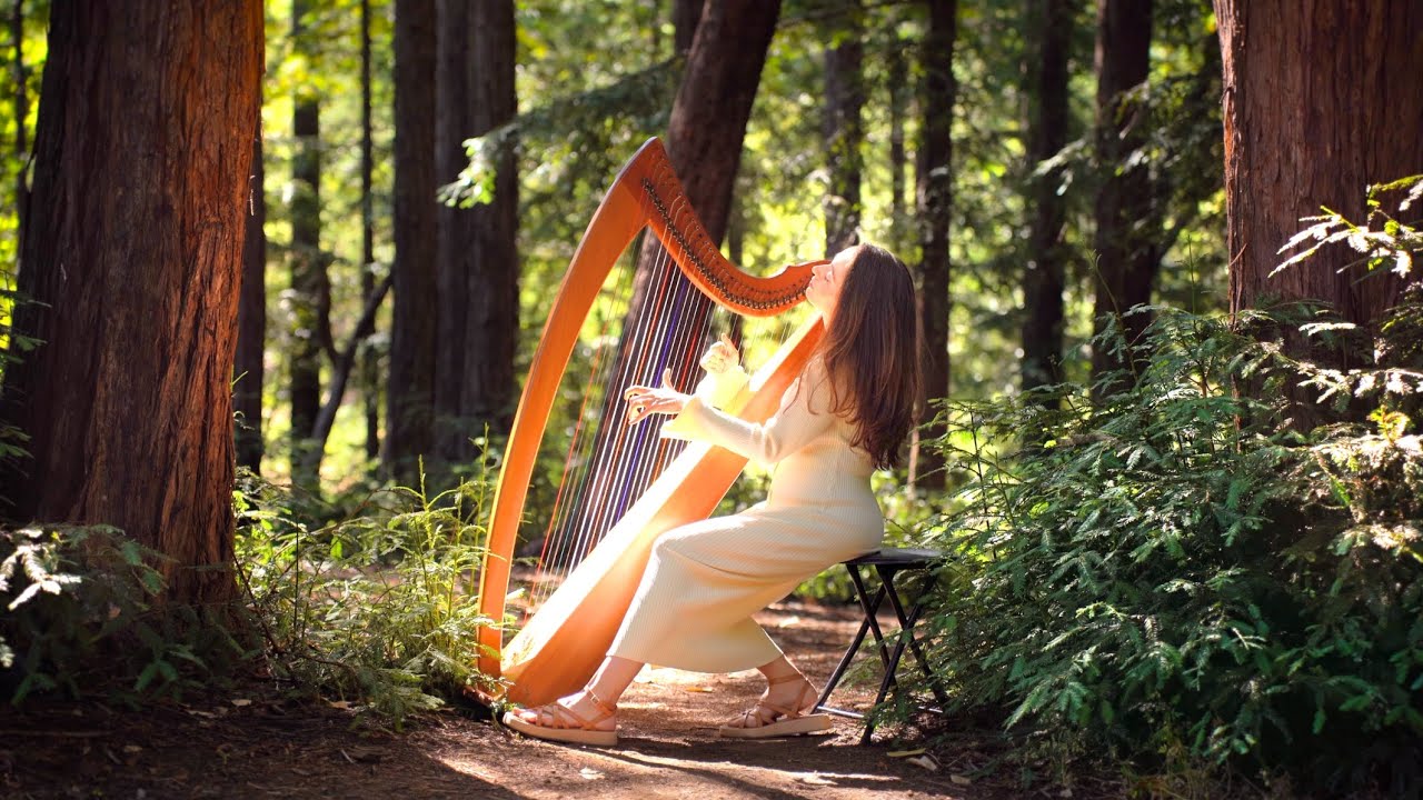 Into Light (432 Hz): 1 Hour of Healing Harp Music | Sarah Bhalla