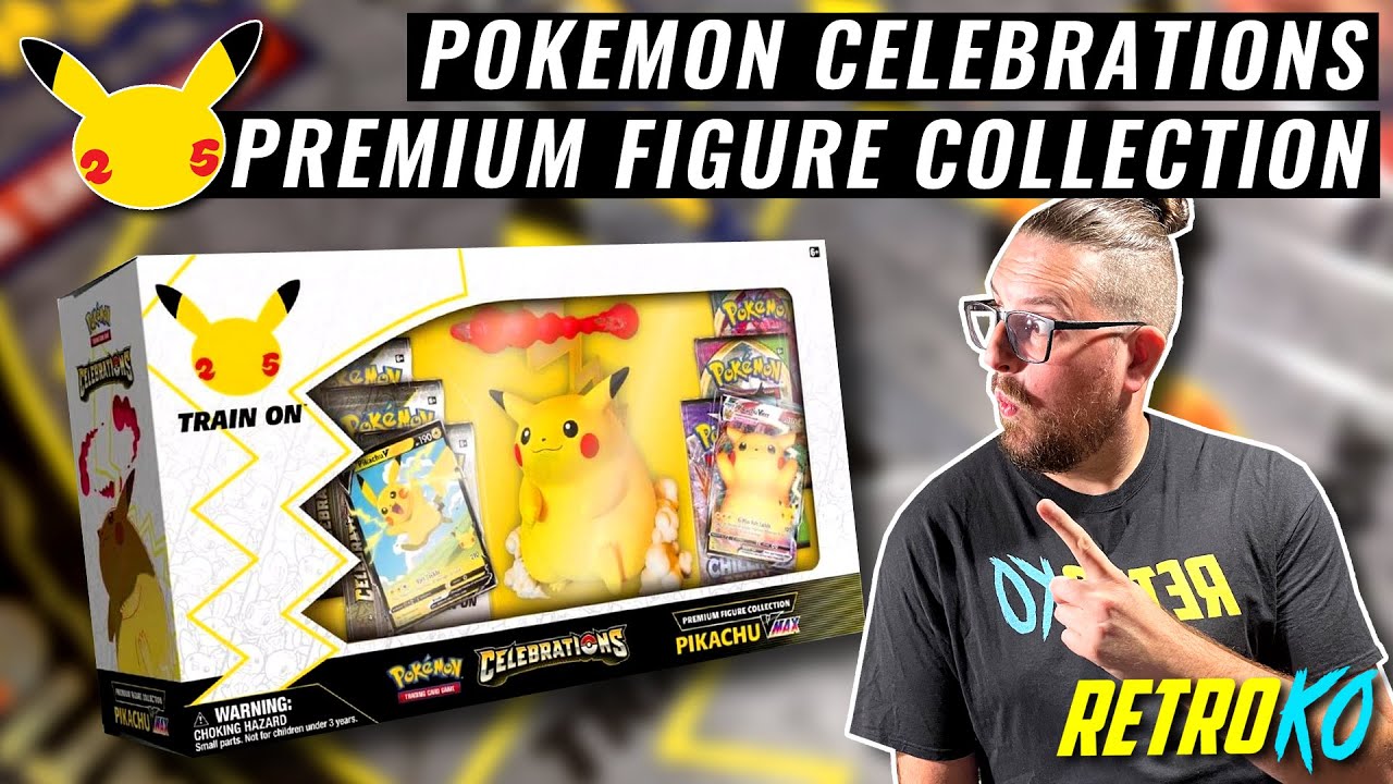 THESE PULLS ARE CRAZY! CELEBRATION TIME! l Unboxing The Celebrations VMAX Premium Figure Box!