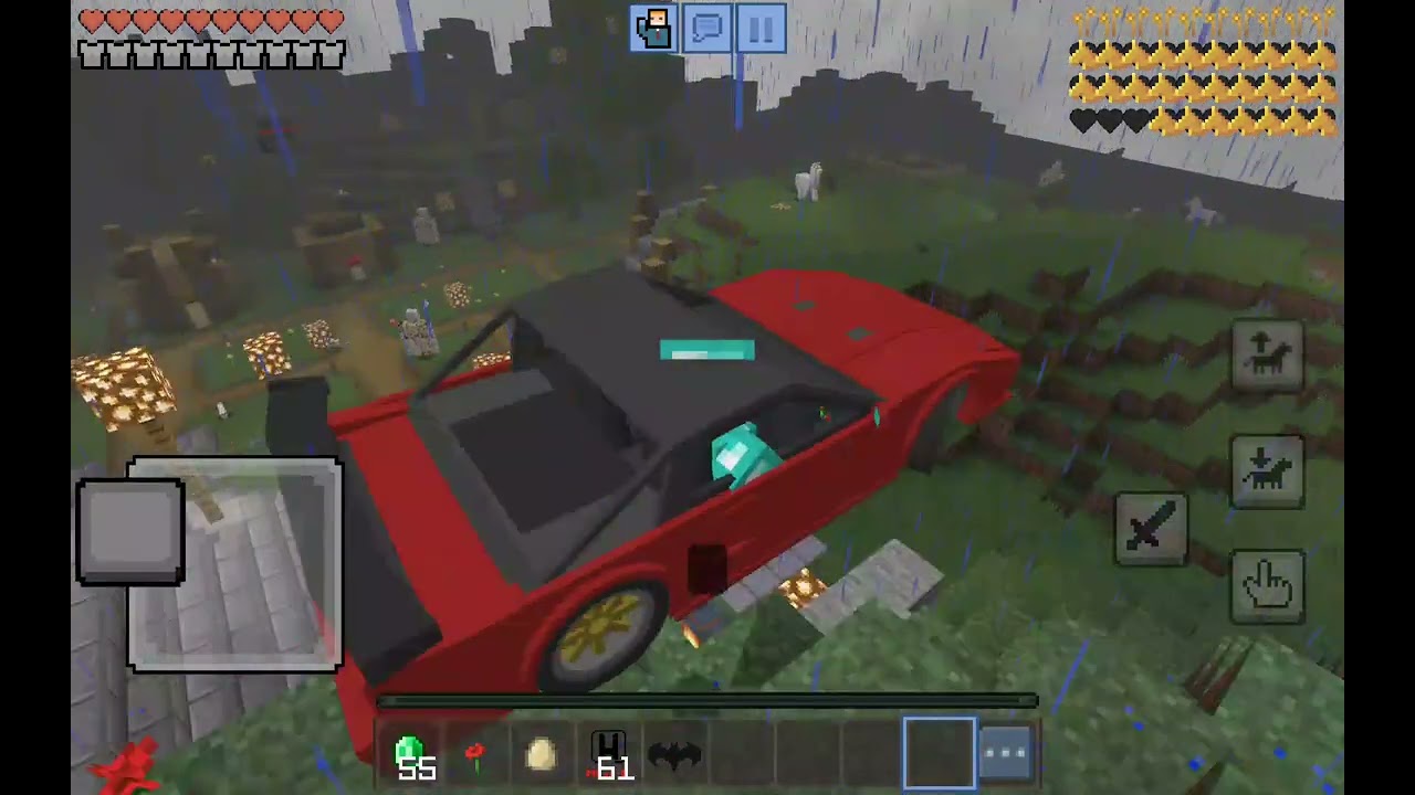 Uçak kazası yaptığım minecraft.