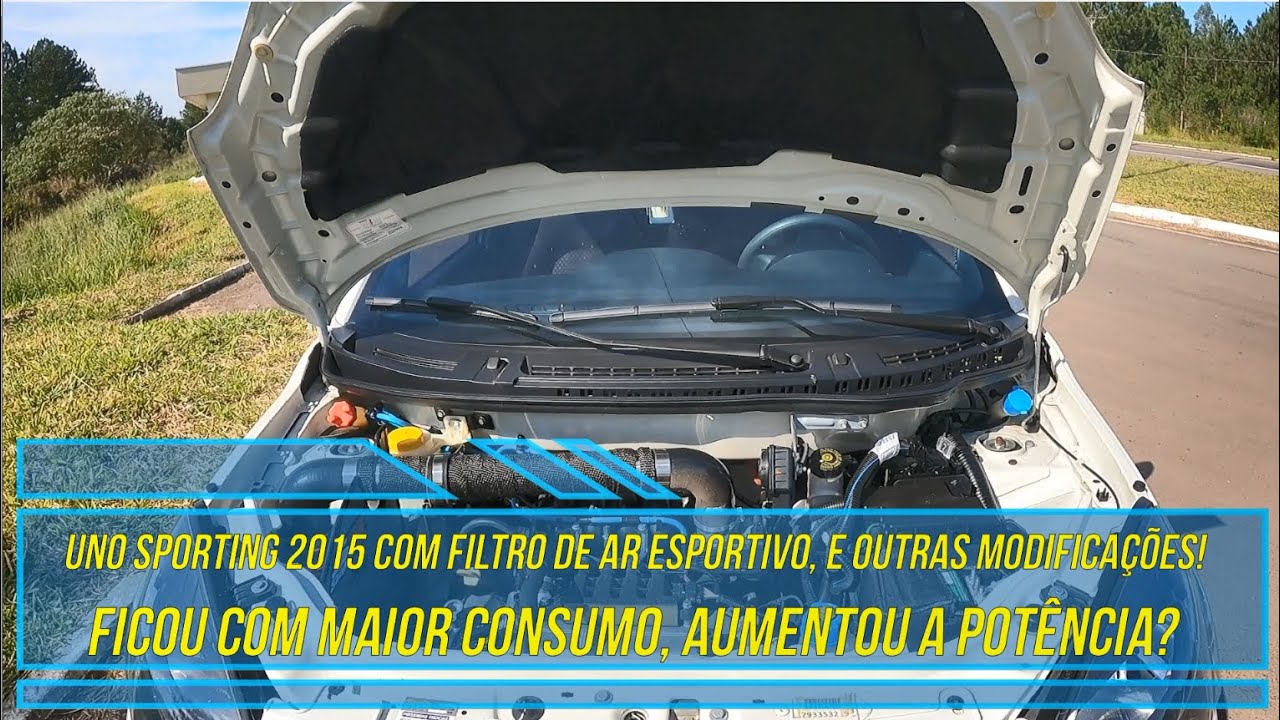 UNO SPORTING 2015 COM FILTRO DE AR ESPORTIVO
