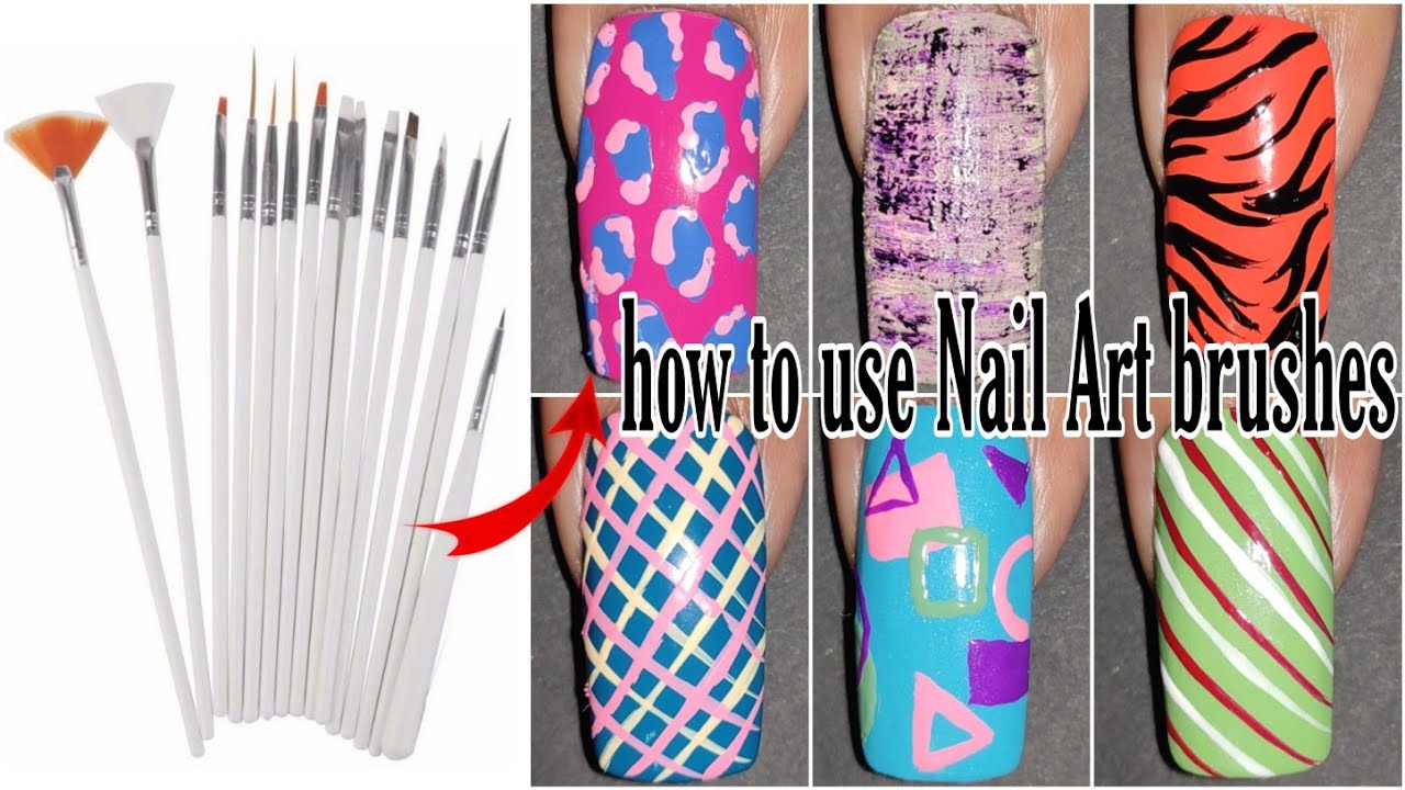 How to use Nail Art brushes | best Nail Art brushes for beginners | Store2508
