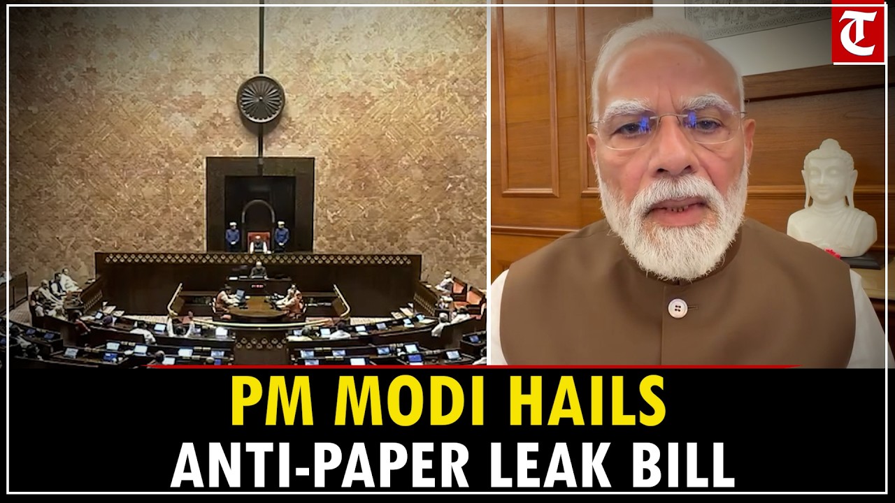 WATCH: PM Modi Welcomes Anti-Paper Leak Bill, Says Exams Will Be More Robust