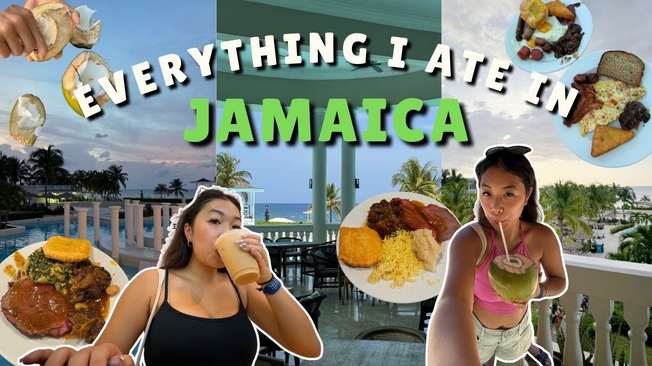 EVERYTHING I ATE IN JAMAICA 🥥🇯🇲  (Grand Palladium Jamaica All Inclusive Resort)