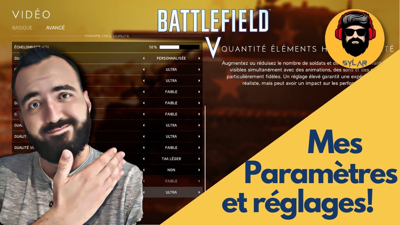 TUTO 👨‍🎓 Paramètres / Réglages / Sensibilité / Comment optimiser Battlefield 5? + Astuce Sniper...