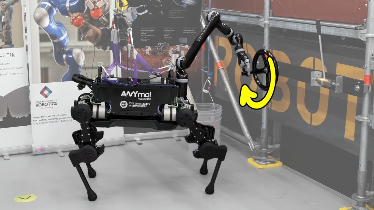 Robust Loco-Manipulation for Quadruped Robots with Arms — Main Demo