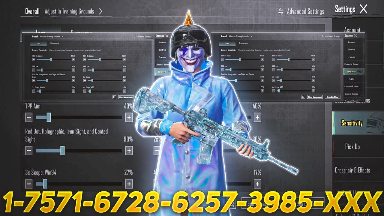 New Update 4.2⚡Best Sensitivity Code + Control Settings Pubg Mobile/Bgmi Sensitivity 2026
