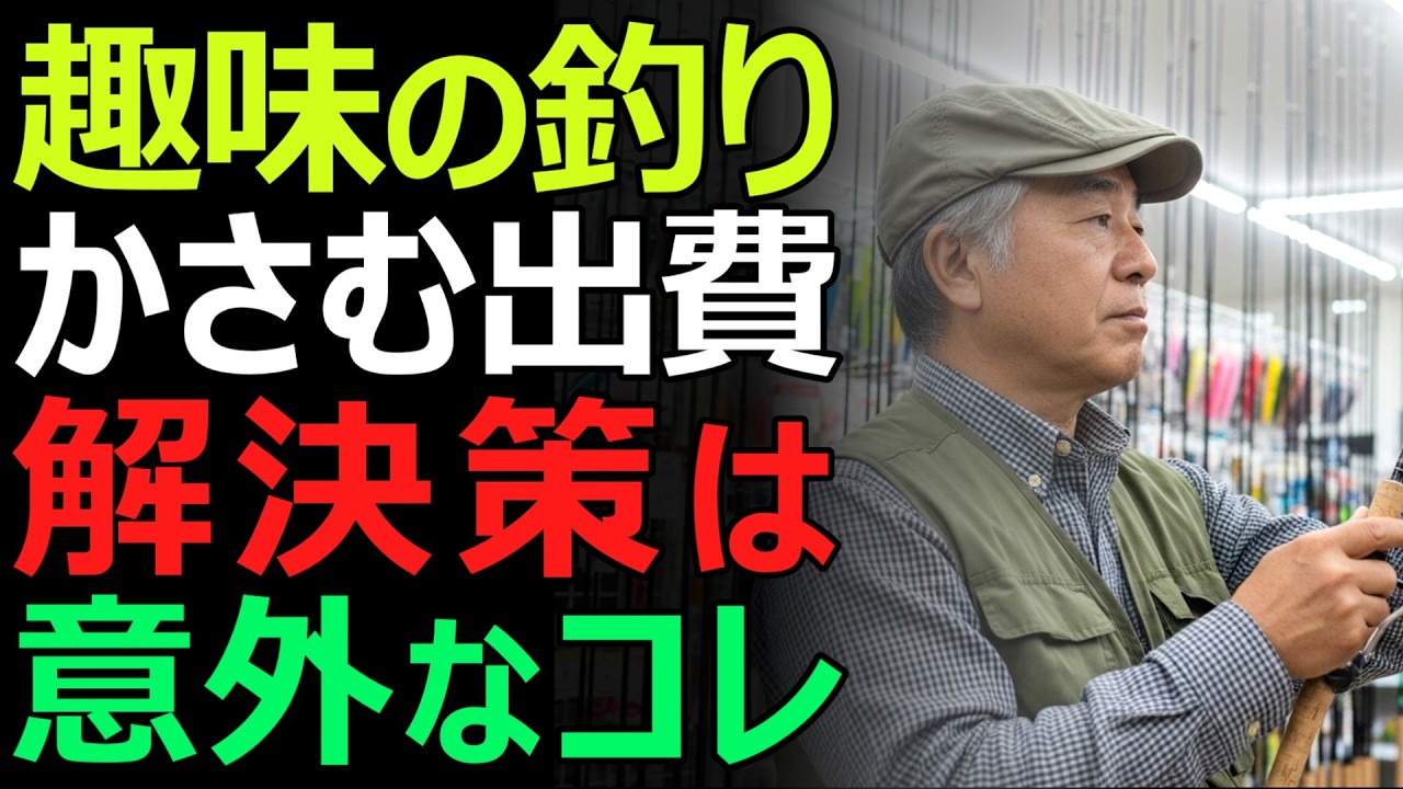 【趣味の出費】趣味の釣りで老後破産？かさむ出費を止めるたった一つの考え方とは？