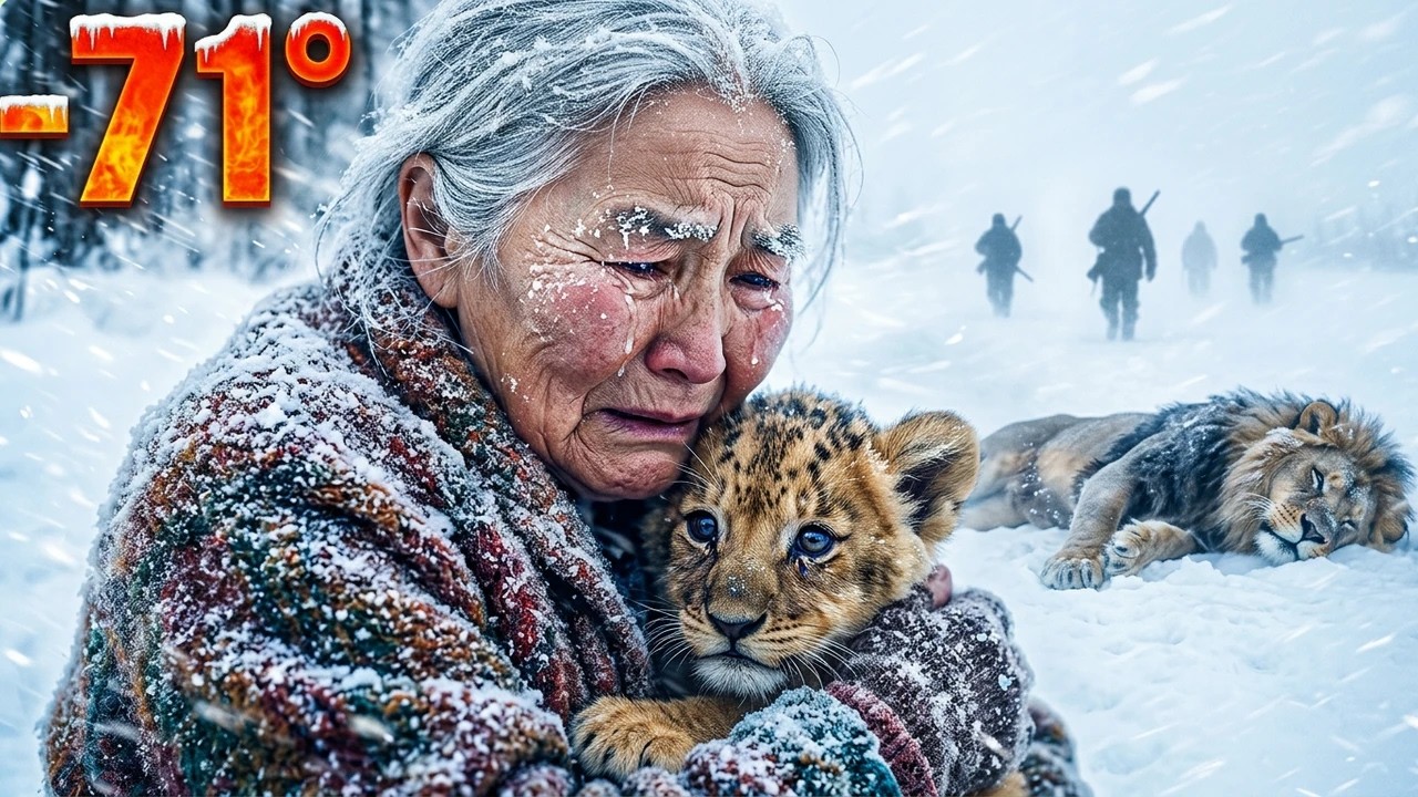 🦁 This 87-Year-Old Woman Saved an Orphan Lion Cub at -71°C Years Later He Saved Her From a Wolf Pack