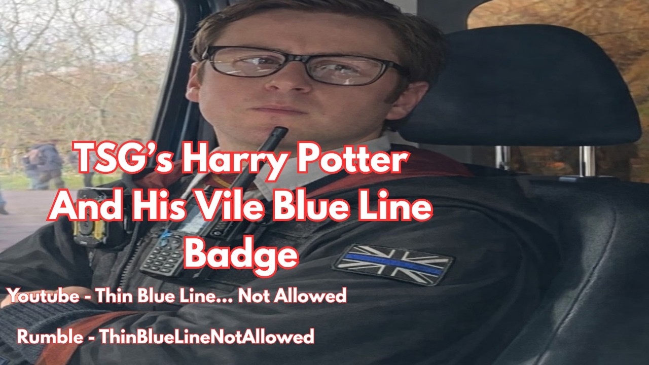 TSG’s Harry Potter And His Vile Blue Line Badge With A Stinking Attitude 